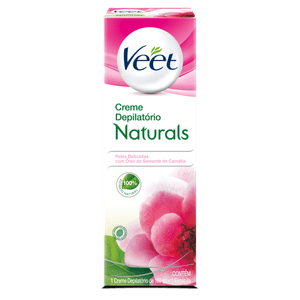 Veet Creme Depilatório Naturals com Óleo de Semente de Camélia
