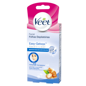 Veet Cera Fria Facial Peles Delicadas